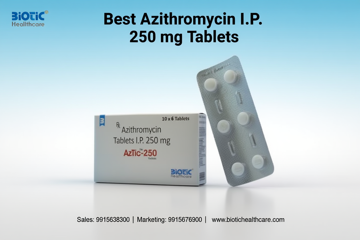 Azithromycin I.P. 250 mg Tablets